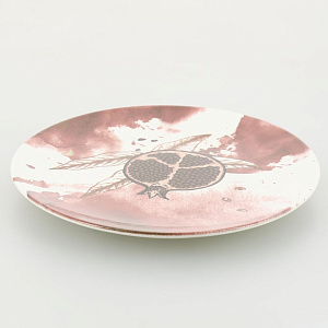 Тарелка десертная 19,5см LUCKY Гранат керамика 000000000001208741