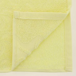 Полотенце махровое 50х90см ДМ Радуга плотность 305гр/м желтое 100% хлопок 000000000001206158