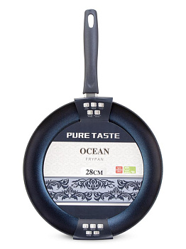Сковорода 28см PURE TASTE OCEAN ручка soft touch антипригарное покрытие алюминий 000000000001230019