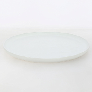 Тарелка обеденная 27см матовая белый глазурованная керамика 000000000001213899
