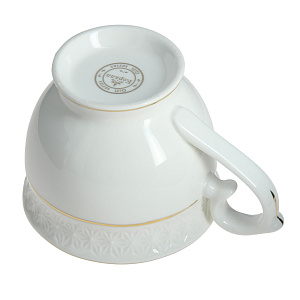 Пара чайная 280мл/блюдце КОРАЛЛ Снежная королева  подарочная упаковка 000000000001063216