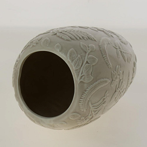 Декоративная ваза Лиственные орнаменты из фарфора / 12.6х12.6х18.1 см арт.79856 000000000001195725