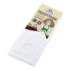 Полотенце кухонное DE'NASTIA 30х50см белый 100%Хлопок D100001 000000000001118582