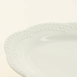 Блюдо овальное 25см TULU PORSELEN BUSRA белый фарфор 000000000001208260