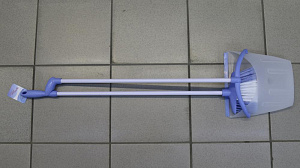 Щетка + совок SOFT TOUCH на длинной ручке с контейнером полипропилен эластомер сталь 000000000001207338