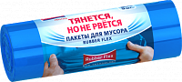 ПАКЕТЫ для мусора Prestige Rubber Flex 180 л 5 шт рулон голубой 87365 000000000001194047