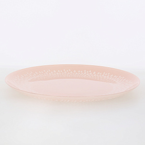 Тарелка обеденная розовая 26см SIMPLY SPLASHY PINK Опал Q0295 000000000001198027