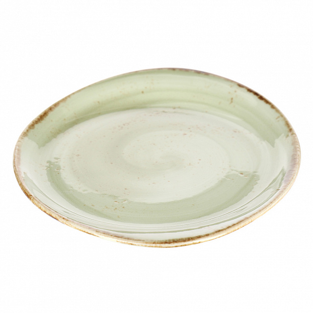 Ассиметричная тарелка Craft Steelite, зеленый, 25 см 000000000001123945