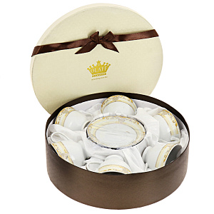 Чайный набор Золото Olaff, 12 предметов 000000000001170913