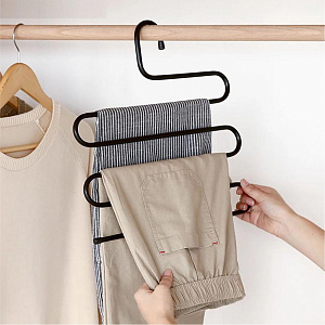 Вешалка для брюк 31x38,5см ПОСУДА ЦЕНТР 5 секций металл 000000000001215494