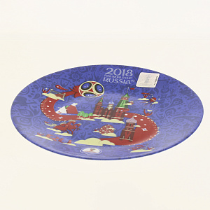 FIFA Тарелка десерт ЗАБИВАКА СИНЯЯ N6409 000000000001184143