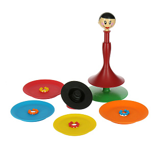 Комплект подставок под стаканы с пробкой для бутылки Dolls Vigar, 5 предметов 000000000001123197