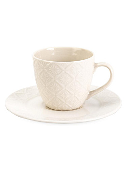 Набор чайный 8 предметов 250мл/16см Ромашки керамика 000000000001228297