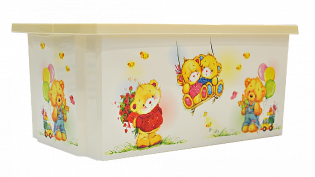Детский ящик для хранения на колесах Bears X-Box Little Angel, 57л 000000000001154016