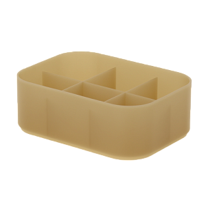 Бокс д/хранения косм.принадлежностей ASTY бежевый, полипропиленSWP-0950BG 000000000001192313
