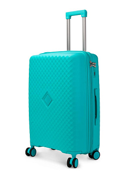 Чемодан на колесах M (42х26х65см) ромб тиффани PP 000000000001226547
