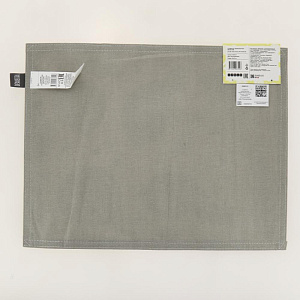 Салфетка сервировочная DeNASTIA Коллекция "Лимоны" 45x35см Хлопок70%/ПЭ30%  молочный/серый E000131 000000000001202908