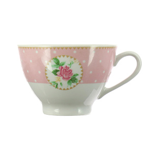 Чайная пара Mix&Match Porcelaine Czech Gold Hands, розовый, 250мл 000000000001136202