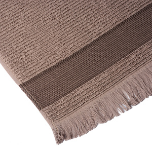 Полотенце махровое 50х90см СОФТИ Гармошка светло-коричневый хлопок 100% 000000000001213296