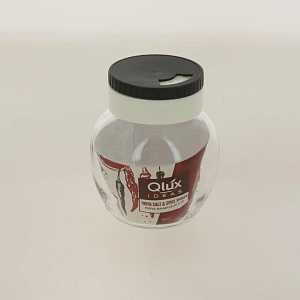 Диспенсер для соли/перца/специй 210мл FACKELMANN Style серая крышка стекло 000000000001194395