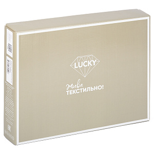 Комплект постельного белья Евро LUCKY Клетка 70х70 пододеяльник 200х220см простынь 220х240см наволочки 70х70см-2шт поплин 100% хлопок 000000000001212721