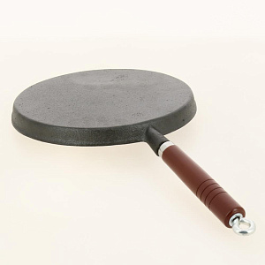 Сковорода блинная 22см, деревянная ручка, чугун PC05155 000000000001194342