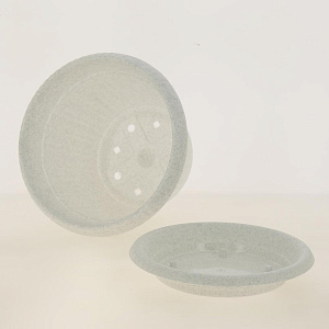 Горшок для цветов Таити D 230 mm с подставкой №5 мраморный 4л ING41023FМР 000000000001194539