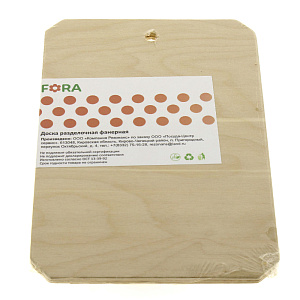Доска разделочная 165x260x0,8см FORA фанера 000000000001176294