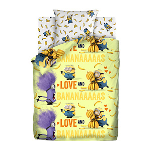 КПБ 1,5сп"Миньоны"Бананас,бязь,100%хл 000000000001173319