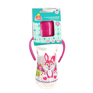 Бутылочка с соской от 0 месяцев Русские мотивы Lubby, 240-250мл 000000000001135395