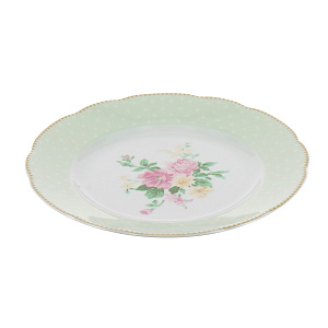 Десертная тарелка Mix&Match Porcelaine Czech Gold Hands, светло-зелёный, 19 см 000000000001136215