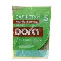 Набор салфеток 5шт 30х38см DORA вискоза 000000000001207347