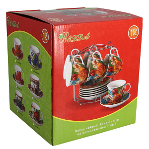 Чайный набор Olaff, 220мл, 12 предметов 000000000001144701