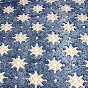 Плед DE'NASTIA Снежинка 150х200см 100%Полиэстер T040006 000000000001133499