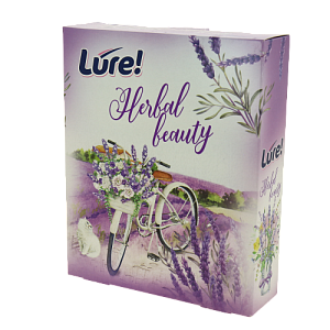 Набор подарочный Lure Herbal Beauty гель для душа 260мл+BIO-крем для рук увлажняющий 75мл,9752 000000000001193093