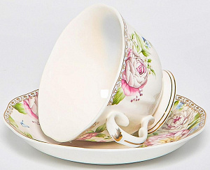 Набор чайный 12шт 250мл (6 чашек, 6 блюдец) BALSFORD МЭРИДИТ ПУ фарфор 000000000001206163