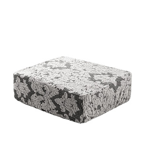 Чехол на стул 40x40x45см LUCKY белый/серый Жаккард2 полиэстер 000000000001216962