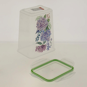 Контейнер для холодильника и СВЧ с декором 1,4л SUPER LOCK 4311239 000000000001184575