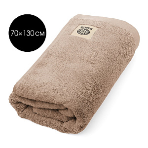 Полотенце 70х130см DE'NASTIA SOFT COLLECTION бежевый хлопок-100% 000000000001216099