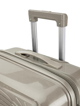 Чемодан на колесах M абстракция бежевый PP 000000000001226562