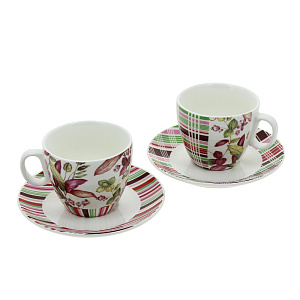 Чайный набор Wellberg, фарфор, 4 предмета 000000000001163769