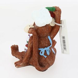 ФИГУРКА ОБЕЗЬЯНА С ТОРТОМ 100-274 000000000001135022