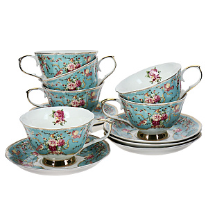 Чайный набор Романтика, 250мл, 12 предметов 000000000001171338