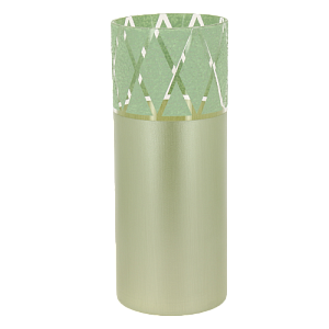 Ваза стеклянная с ручным рисунком, дизайн Danuta Kotova,Цилиндр высотой 30 см, ручной объемный рисунок по фактуроной поверхности. 000000000001191027