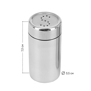 Набор солонка+перечница 3,5см нержавеющая сталь 000000000001219292