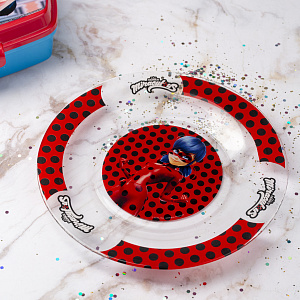 Тарелка 19,5см ND PLAY Леди Баг и Супер Кот Дизайн 1 стекло 000000000001193228