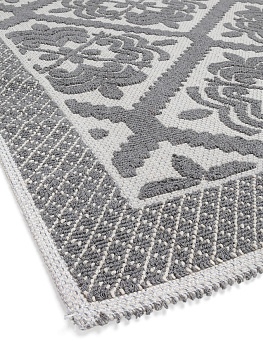 Коврик универсальный 80х150см LUCKY УЗОР4 коричнево-серый 100%хлопок 000000000001206554