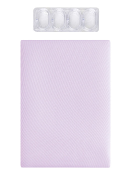 Шторка для ванной 200x180см DE'NASTIA водоотталкивающая пропитка лавандовый полиэстер 000000000001214401