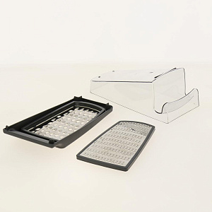 Терка с контейнером 21*10*9см нержавеющая сталь/пластик 75845 000000000001190549