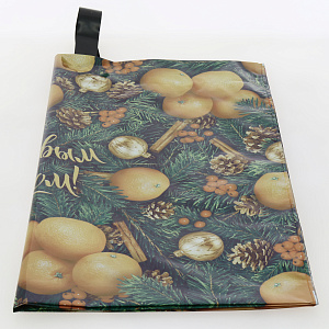 Пакет с петлевой ручкой 60х50см 70мкм ИНТЕРПАК Оранжевое настроение полиэтилен 000000000001215333